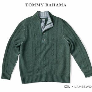 Tommy Bahama Deep Green Lambswool Sweater